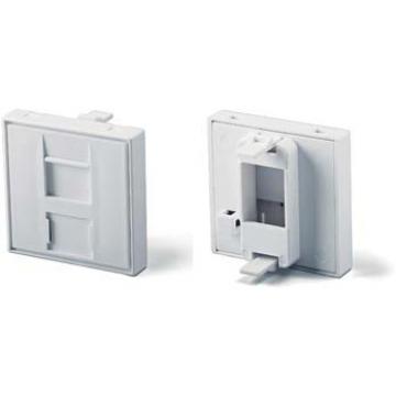  Plastron 45x45 RJ45 Nu pour 1 