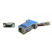  Adaptateur blind DB 9 F - RJ4 