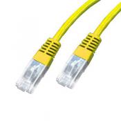  Cordon Cat 6 UTP Jaune - 0.25m 