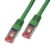  Cordon Cat 6 SSTP Vert LSOH - 