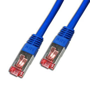  Cordon Cat 6 SSTP Bleu LSOH - 