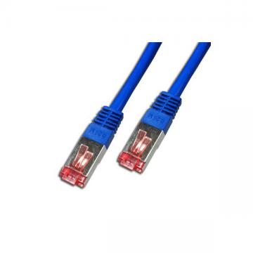  Cordon Cat 6 SSTP Bleu LSOH - 