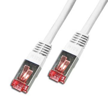  Cordon Cat 6 SSTP Blanc LSOH - 