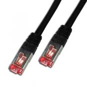  Cordon Cat 6 SSTP Noir LSOH - 