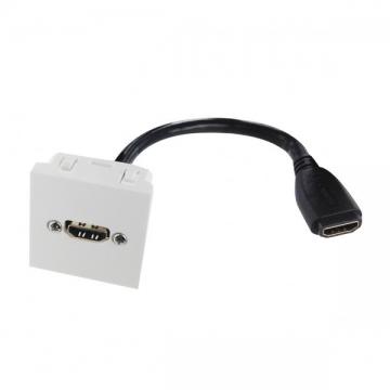  Plastron 45x45 HDMI 2.0 F/F - 