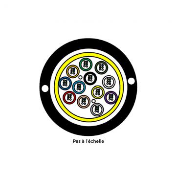  Cble FTTH Micromodule Arien 