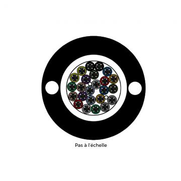  Cble FTTH Micromodule Souterr 