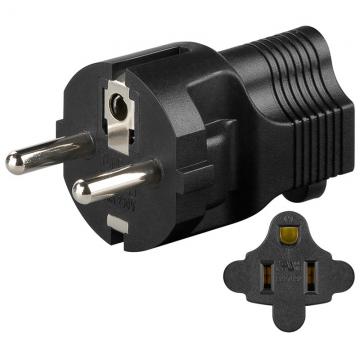  Adaptateur USA vers 2P+T Franc 