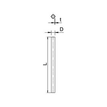  Tube aluminium non filet S16W 