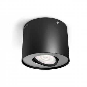  Phase Spot LED plafonnier Noir 