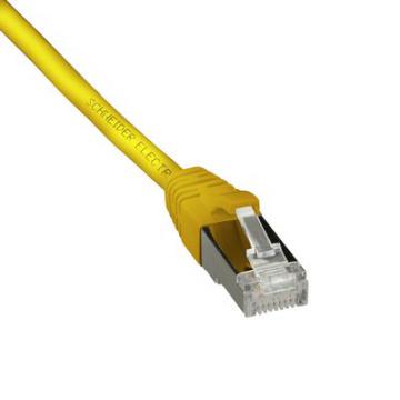  CORDON FUTP CAT6 1m Jaune 