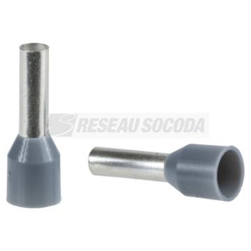  Embout moyen 0,75mm gris DIN 