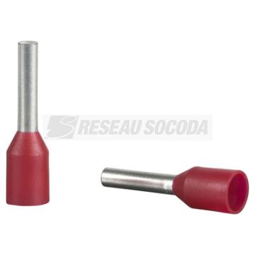  Embout moyen 1mm rouge DIN 