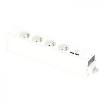  Module M 4PC+USB A+C - Blanc 