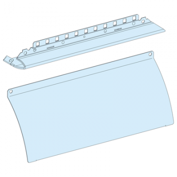  Face avant socle L600 RAL9003 