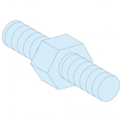  4 Entretoise hexagonale M5 H9 