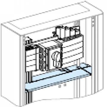  Cloison horiz.UF cof/arm. L600 