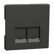  Enjo simple RJ45x2 anthracite 