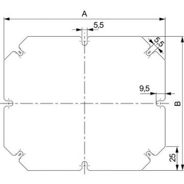  PLATINE POLYESTER 192X164 