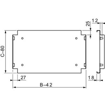  PLATEAU SUPP.HOR.-PLAX53 