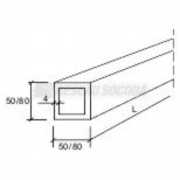  CM TUBE L 0,5M CARRE 50MM 