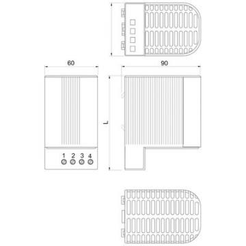  RES.CHAUF.ISOL 100W12-24V 