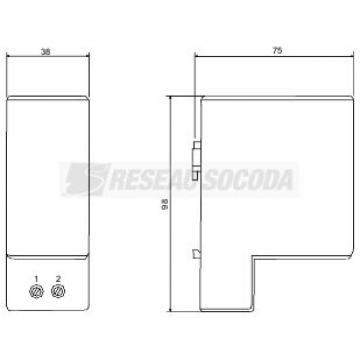  RES.CHAUF.ISOL 10W 12-24V 