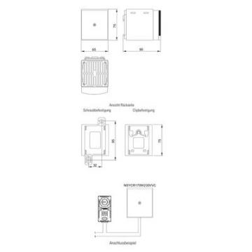  RES.CHAUF.VENT170W230VISO 