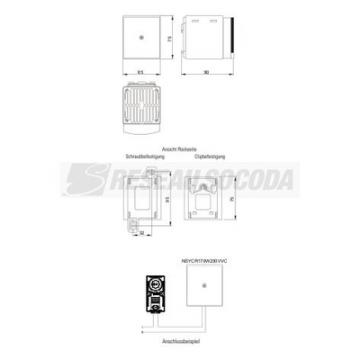  RES.CHAUF.VENT170W230VISO 