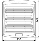  VENTIL. 85M3-H 115V IP54 