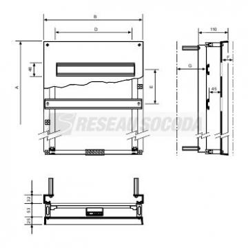  CHASS.MODUL18M300X250X150 