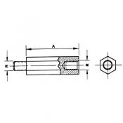  ENTRETOISE M5X15MM 