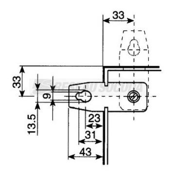  4 PATTES FIX.INOX 304 SMX 