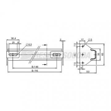  KIT SUPP.FIXE AV-RAIL 800 