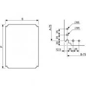  CHASSIS POLYESTER 300X200 