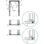  4 SUPP.FIXAT 1U-3U L 600 