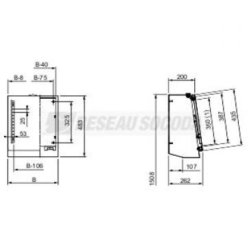  DOSSERET MODUL.SD400X200 