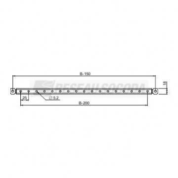  2 TRAVERS.PORTE SF-SM 500 