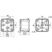  BTE COUV.OP.74X74X54ABS 