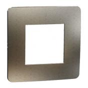  Plaque finition bronz/Blanc 1P 