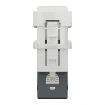  Prise RJ45 x1 cat6STP 1m Blanc 