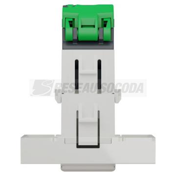  Prise RJ45 x1 cat6FTP 2m Blanc 