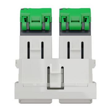  Prise RJ45 x2 cat6STP 2m Blanc 