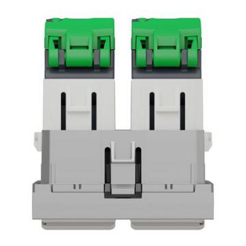  Prise RJ45 x2 cat6STP 2m Alu 