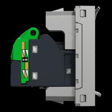  Prise RJ45 x1 cat6AFTP 1m Alu 