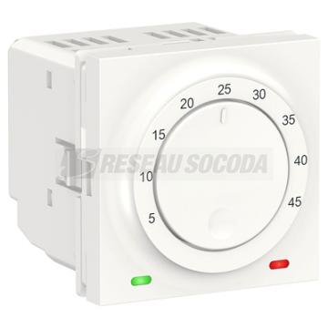  Thermostat plancher 10A Blanc 