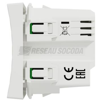  Volet-roulant zigbee blanc 