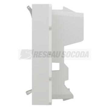  Prise 1 RJ45 S-One goul 2m Bla 