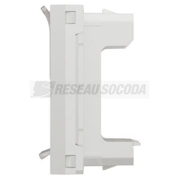  Prise 2 RJ45 S-One 2m Blanc 