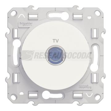  ODACE PRISE TV BLANC VIS 